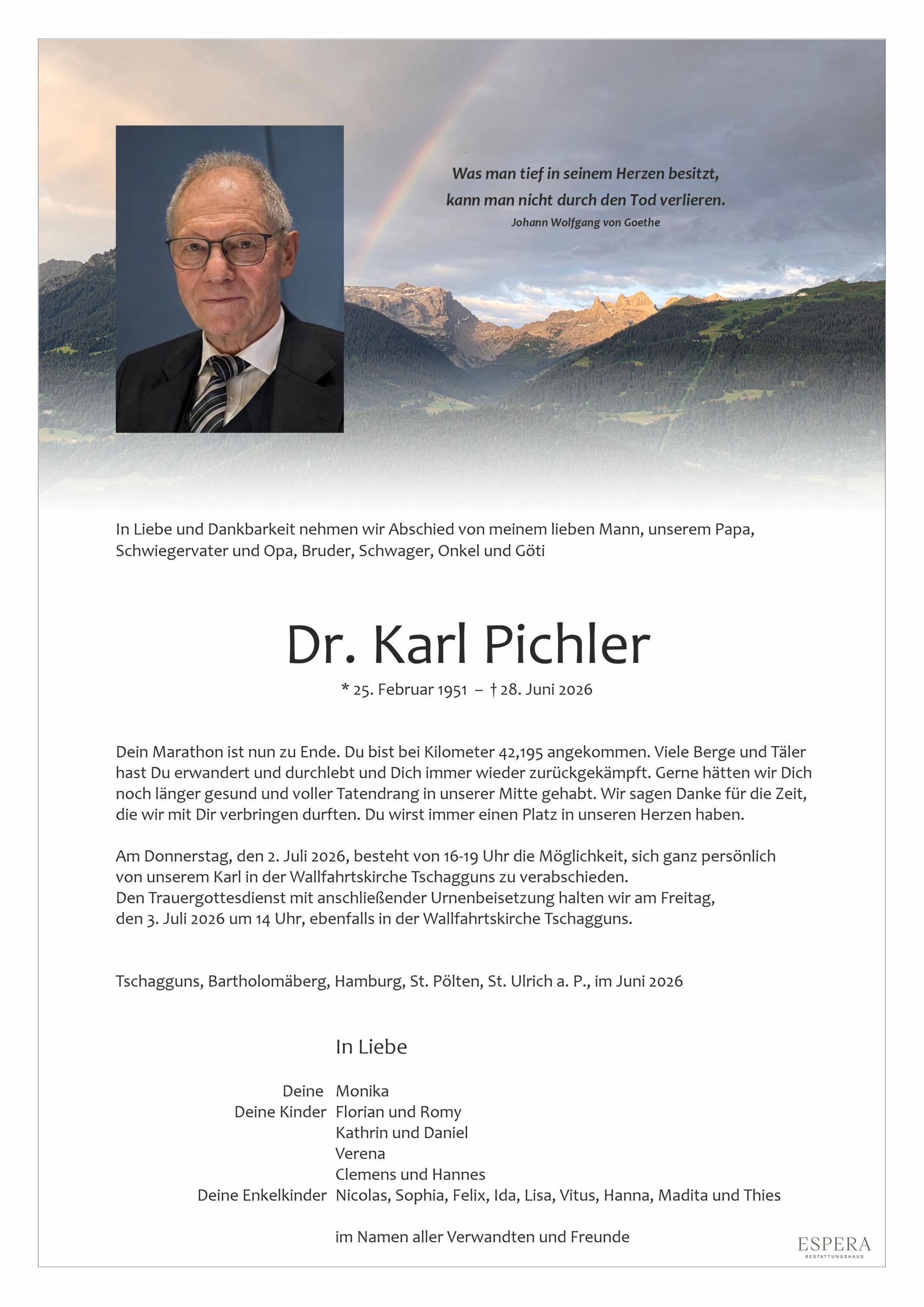 Dr. Karl Pichler